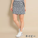 ベストスポーツ Callaway（キャロウェイ）製品。Callaway キャロウェイ レディース ゴルフウェア スカート デイジープリントストライプドビースカート C23128211 23SS 春夏 ストレッチ インナーショートパンツ型 デイジーフラワー ポリエステル ネイビー パープル イエロー