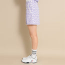 ベストスポーツ Callaway（キャロウェイ）製品。Callaway キャロウェイ レディース ゴルフウェア スカート デイジープリントストライプドビースカート C23128211 23SS 春夏 ストレッチ インナーショートパンツ型 デイジーフラワー ポリエステル ネイビー パープル イエロー