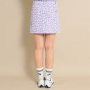 ベストスポーツ Callaway（キャロウェイ）製品。Callaway キャロウェイ レディース ゴルフウェア スカート デイジープリントストライプドビースカート C23128211 23SS 春夏 ストレッチ インナーショートパンツ型 デイジーフラワー ポリエステル ネイビー パープル イエロー