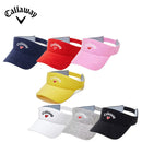 ベストスポーツ Callaway（キャロウェイ）製品。Callaway キャロウェイ レディース ゴルフ 帽子 バイザー ラブキャロウェイ バイザー C23191220 23SS 春夏 吸汗速乾 刺繍ロゴ 清涼感 ベルクロ仕様 微調節可能 綿 ポリエステル 7カラー展開