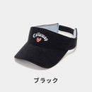 ベストスポーツ Callaway（キャロウェイ）製品。Callaway キャロウェイ レディース ゴルフ 帽子 バイザー ラブキャロウェイ バイザー C23191220 23SS 春夏 吸汗速乾 刺繍ロゴ 清涼感 ベルクロ仕様 微調節可能 綿 ポリエステル 7カラー展開