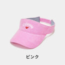 ベストスポーツ Callaway（キャロウェイ）製品。Callaway キャロウェイ レディース ゴルフ 帽子 バイザー ラブキャロウェイ バイザー C23191220 23SS 春夏 吸汗速乾 刺繍ロゴ 清涼感 ベルクロ仕様 微調節可能 綿 ポリエステル 7カラー展開