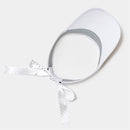 ベストスポーツ Callaway（キャロウェイ）製品。Callaway キャロウェイ レディース ゴルフ 帽子 バイザー ドットリボン付きバイザー C23191221 23SS 春夏 吸汗速乾 リボン取り外し可能 ロゴプリント ポリエステル ネイビー ピンク ホワイト ブラック