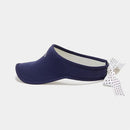 ベストスポーツ Callaway（キャロウェイ）製品。Callaway キャロウェイ レディース ゴルフ 帽子 バイザー ドットリボン付きバイザー C23191221 23SS 春夏 吸汗速乾 リボン取り外し可能 ロゴプリント ポリエステル ネイビー ピンク ホワイト ブラック