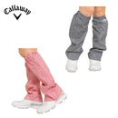 ベストスポーツ Callaway（キャロウェイ）製品。Callaway キャロウェイ レディース ゴルフ レッグカバー 定番 レインフットカバー C23987201 23SS 春夏 防水性 透湿性 防風性 ストレッチ性 ギンガムチェックプリント ナイロン ポリエステル ネイビー レッド