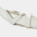 ベストスポーツ Callaway（キャロウェイ）製品。Callaway キャロウェイ メンズ ゴルフ ベルト 定番Vバックルセレーションベルト C23992100 23SS 春夏 サイズ調整可能 ホールド感 シンプル 合成皮革 ブラック ホワイト ネイビー