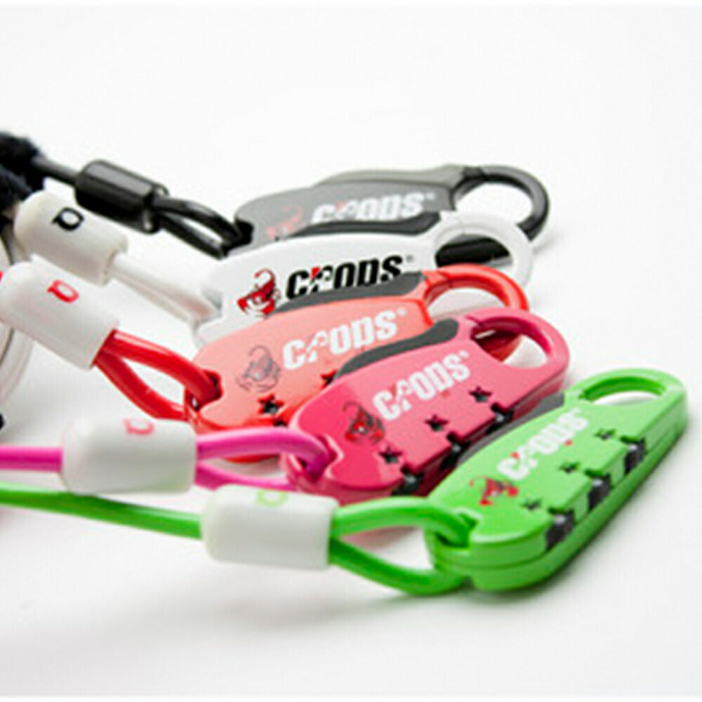 CROPS ダブルループワイヤーロック ホワイト CP-SPD07 ワイヤーロック 自転車 crops クロップス ワイヤー 錠 ダブル