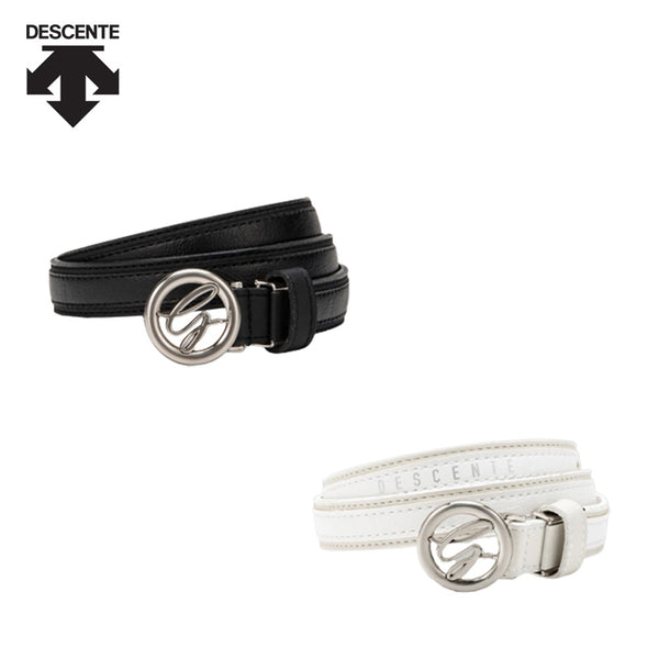 DESCENTE（デサント） DESCENTE（デサント）製品。DESCENTE デサント レディース ゴルフ アクセサリー ベルト バックルベルト DGCSJH00 22FW 秋冬 合成皮革 ロゴ入り
