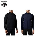 ベストスポーツ DESCENTE GOLF（デサントゴルフ）製品。DESCENTE GOLF デサントゴルフ メンズ ゴルフウェア セーター ハイブリッドセーター DGMVJL00 23SS 春夏 ストレッチ性 ポリエステル ナイロン ポリウレタン ブラック ネイビー