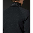 ベストスポーツ DESCENTE GOLF（デサントゴルフ）製品。DESCENTE GOLF デサントゴルフ メンズ ゴルフウェア セーター ハイブリッドセーター DGMVJL00 23SS 春夏 ストレッチ性 ポリエステル ナイロン ポリウレタン ブラック ネイビー