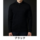 ベストスポーツ DESCENTE GOLF（デサントゴルフ）製品。DESCENTE GOLF デサントゴルフ メンズ ゴルフウェア パーカー レーヨンナイロンフーデッドニットパーカー DGMVJL01 23SS 春夏 アーバンスタイル ポリエステル ブラック サックス