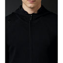 ベストスポーツ DESCENTE GOLF（デサントゴルフ）製品。DESCENTE GOLF デサントゴルフ メンズ ゴルフウェア パーカー レーヨンナイロンフーデッドニットパーカー DGMVJL01 23SS 春夏 アーバンスタイル ポリエステル ブラック サックス