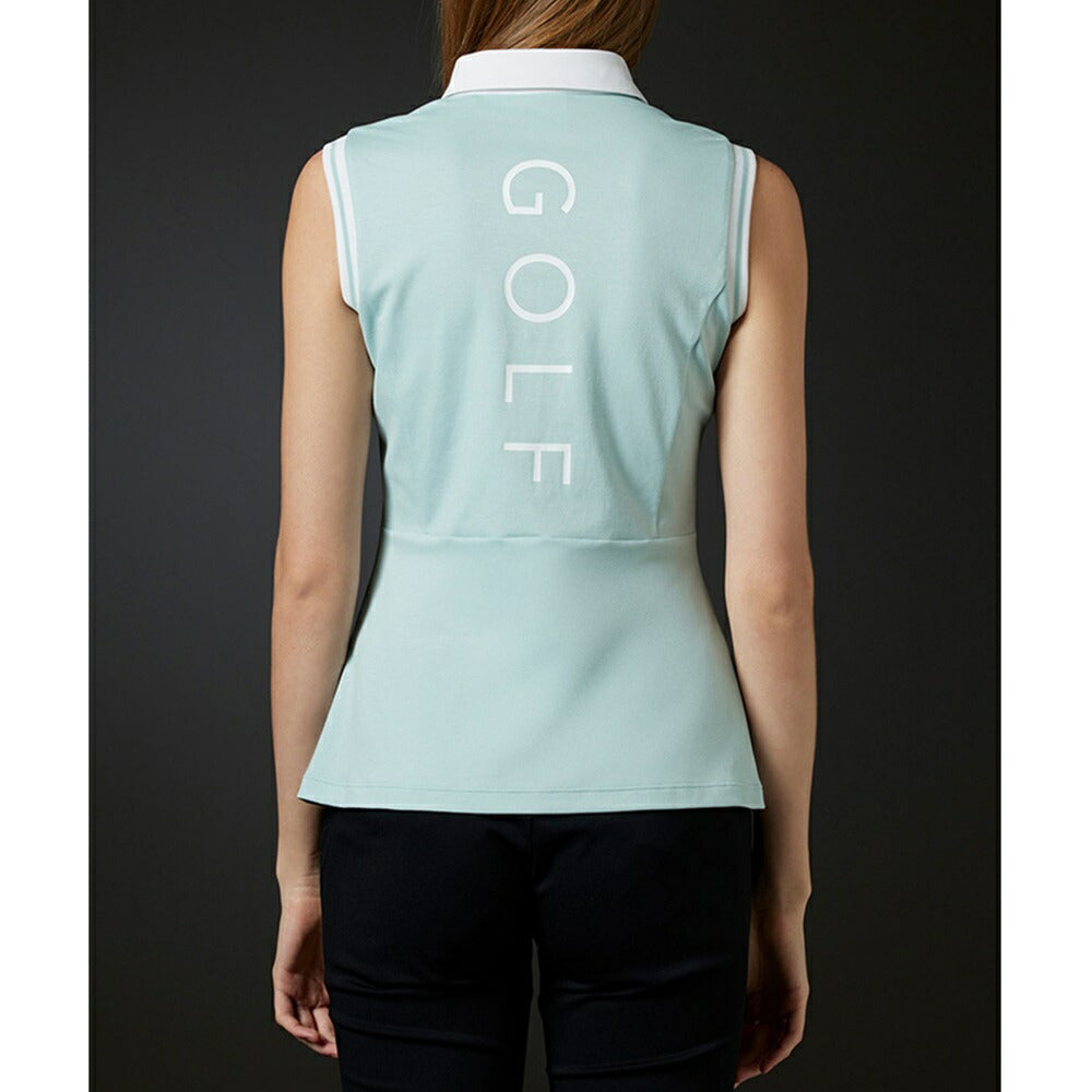 DESCENTE GOLF スクラムテックポンチスリーブレスシャツ 23SS DGWVJA15