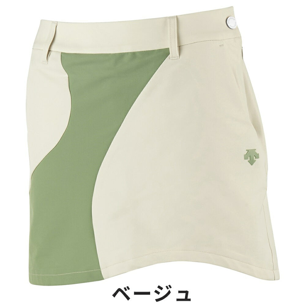 DESCENTE GOLF バイカラーラウンド切り替えスカート 23SS DGWVJE09