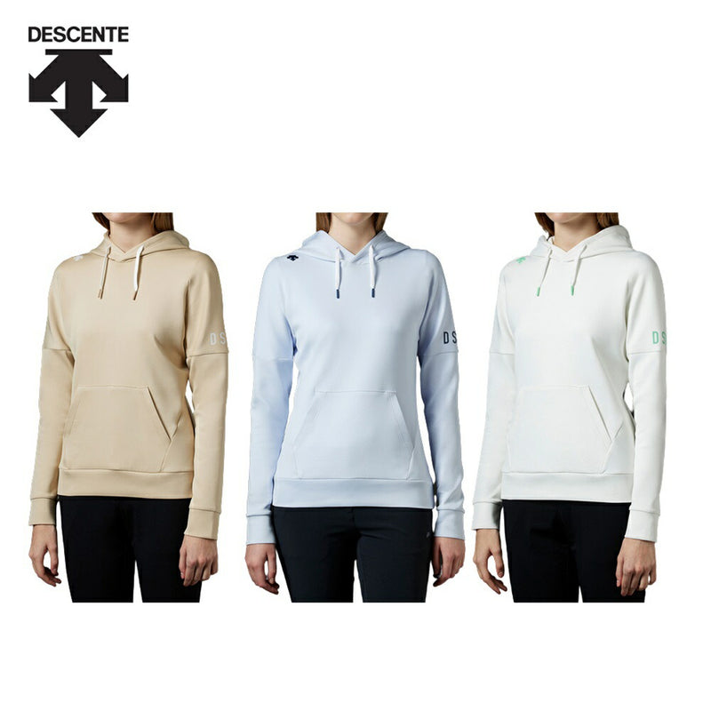 DESCENTE GOLF リサイクルダンボールニットフーデッドパーカー 23SS