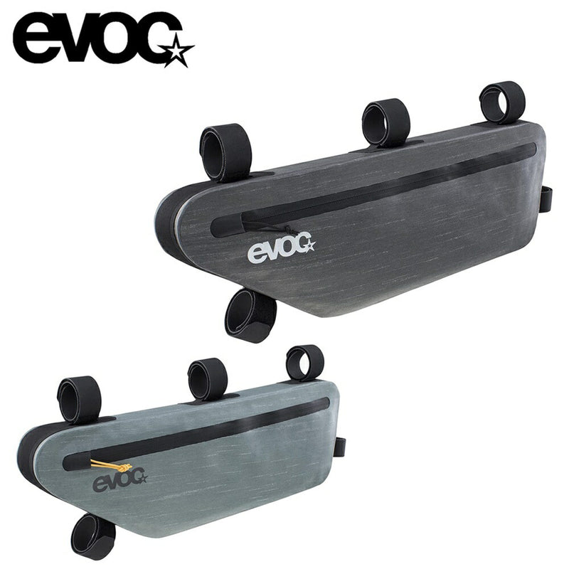 ベストスポーツ evoc（イーボック）製品。EVOC イーボック メンズ 自転車 フレームバッグ フレームパックM 3.5L 102807121M 23SS 春夏 互換性 防水ジッパー フレーム保護 カーボングレー スティール