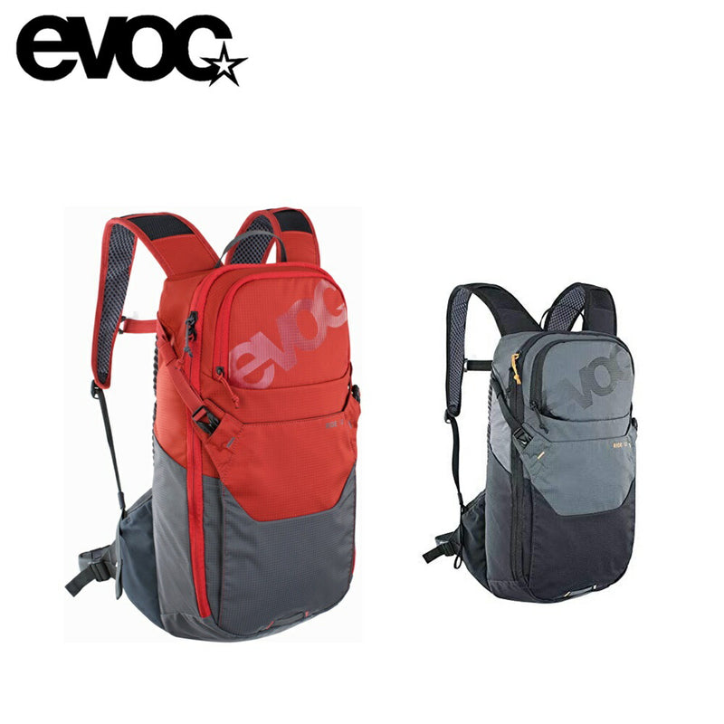 ベストスポーツ evoc（イーボック）製品。EVOC イーボック メンズ 自転車 バックパック バックパックライド 12L 100321123 23SS 春夏 水水分補給ブラダー 通気性 グレーブラック レッドグレー