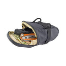 ベストスポーツ evoc（イーボック）製品。EVOC イーボック メンズ 自転車 サドルバッグ シートバッグS0.3L 100605100S 23SS 春夏 バックル固定 ベルクロ固定 反射プリントロゴ ブラック スティール