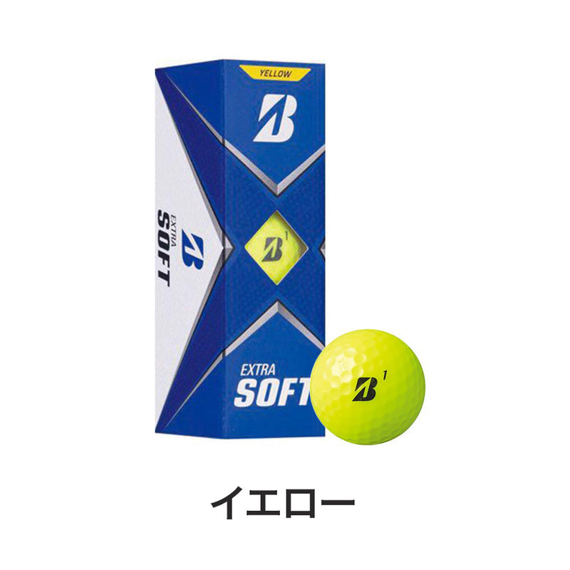 ベストスポーツ BRIDGESTONE（ブリヂストン）製品。BRIDGESTONE GOLF ブリヂストンゴルフ ゴルフボール EXTRA SOFT エクストラソフト 2021年モデル 1スリーブ 3球入り 日本正規品 X1WXJ X1YXJ X1OXJ ホワイト イエロー オレンジ ゴルフ ボール