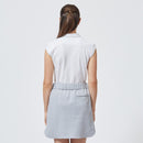 ベストスポーツ FOOTJOY（フットジョイ）製品。FOOTJOY ストライプキャップスリーブシャツ 22SS FJW-S22-S11