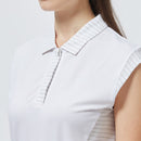 ベストスポーツ FOOTJOY（フットジョイ）製品。FOOTJOY ストライプキャップスリーブシャツ 22SS FJW-S22-S11