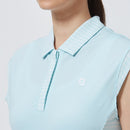 ベストスポーツ FOOTJOY（フットジョイ）製品。FOOTJOY ストライプキャップスリーブシャツ 22SS FJW-S22-S11