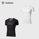 ベストスポーツ Goldwin（ゴールドウィン）製品。Goldwin ゴールドウイン C3fit シースリーフィット アンダーウェア メンズ クーリング Vネック ハーフスリーブ GC62112 23SS 春夏 Cooling Series 熱伝導性 抗菌防臭加 涼感機能 UVカット 通気性 ストレッチ