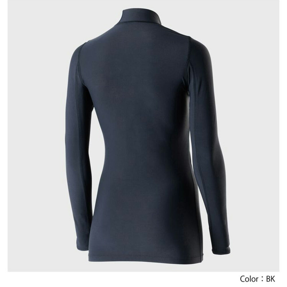 C3 フィット(シースリーフィット) ハイネック 長袖 Tシャツ　XL(LL)　黒　ブラック シースリーフィット C3fit 光電子ウォームハイネックロングスリーブ