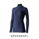 ベストスポーツ Goldwin（ゴールドウィン）製品。Goldwin ゴールドウインC3fit 光電子ウォームハイネックロングスリーブ レディース ブラック ネイビー アンダーウエア 保温性 遠赤外線効果 汗冷軽減 吸汗速乾性 UVガード 微起毛 運動効率アップ ストレッチ GCW62302 22FW