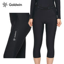 ベストスポーツ Goldwin（ゴールドウィン）製品。Goldwin ゴールドウインC3fit 光電子ウォーム3/4タイツ レディース ブラック アンダーウエア 保温性 遠赤外線効果 汗冷軽減 吸汗速乾性 UVガード 微起毛 運動効率アップ ストレッチ GCW62352 22FW