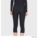 ベストスポーツ Goldwin（ゴールドウィン）製品。Goldwin ゴールドウインC3fit 光電子ウォーム3/4タイツ レディース ブラック アンダーウエア 保温性 遠赤外線効果 汗冷軽減 吸汗速乾性 UVガード 微起毛 運動効率アップ ストレッチ GCW62352 22FW