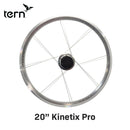 ベストスポーツ Tern（ターン）製品。Tern ターン 自転車 パーツ ホイール 20インチ Kinetix Pro 20"×16H シルバー ブラック R130mm 592g リアホイール Verge D9 Verge N8 Link N8 Link C8 Link A7 純正品 ?1-0914220441 1-0914210442