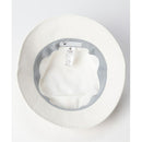 ベストスポーツ le coq sportif（ルコックスポルティフ）製品。Le coq sportif ルコック レディース ゴルフ 帽子 バイザー ロゴリボン付きバケットハット QGCVJC70W 23SS 春夏 吸汗速乾 抗菌防臭 サイズ調整仕様 綿 ポリエステル ネイビー ホワイト