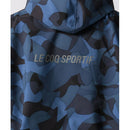 ベストスポーツ le coq sportif（ルコックスポルティフ）製品。Le coq sportif ルコック メンズ ゴルフウェア ブルゾン ルフフォルムルミエール柄 はっ水 防風 ストレッチ QGMVJK01 23SS 春夏 ポリエステル グレー ライム ネイビー