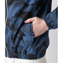 ベストスポーツ le coq sportif（ルコックスポルティフ）製品。Le coq sportif ルコック メンズ ゴルフウェア ブルゾン ルフフォルムルミエール柄 はっ水 防風 ストレッチ QGMVJK01 23SS 春夏 ポリエステル グレー ライム ネイビー