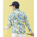 ベストスポーツ le coq sportif（ルコックスポルティフ）製品。Le coq sportif ルコック メンズ ゴルフウェア ブルゾン ルフフォルムルミエール柄 はっ水 防風 ストレッチ QGMVJK01 23SS 春夏 ポリエステル グレー ライム ネイビー