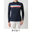 ベストスポーツ le coq sportif（ルコックスポルティフ）製品。Le coq sportif ルコック レディース ゴルフウェア シャツ ロゴハイネック長袖シャツ 吸汗速乾 ストレッチ UV CUT UPF50 QGWUJB02 22FW 秋冬 ポリエステル