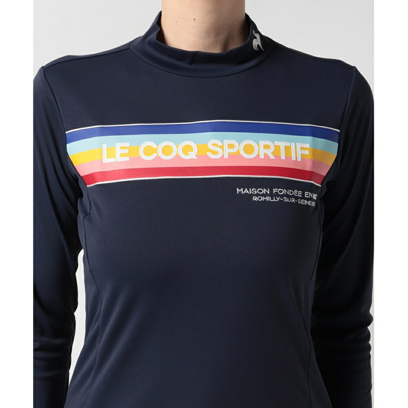 Le coq sportif（ルコックゴルフ） ロゴハイネック長袖シャツ 22FW
