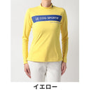 ベストスポーツ le coq sportif（ルコックスポルティフ）製品。Le coq sportif ルコック レディース ゴルフウェア シャツ ロゴハイネック長袖シャツ 吸汗速乾 ストレッチ UV CUT UPF50 QGWUJB02 22FW 秋冬 ポリエステル