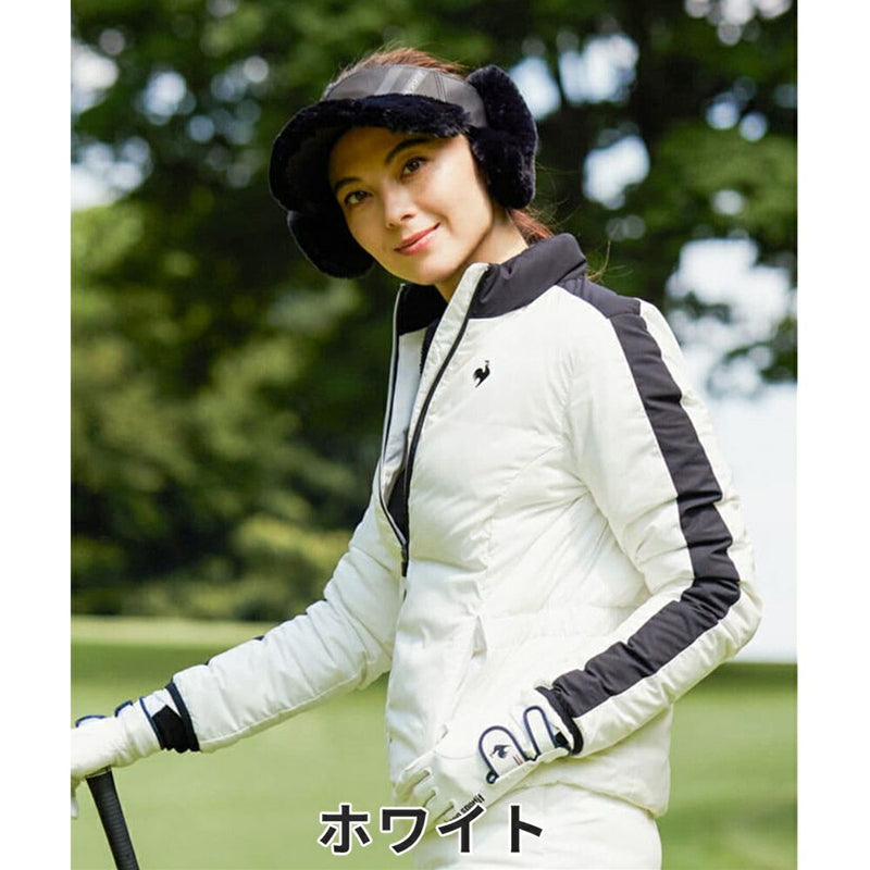 LE coq sportif GOLF [RIJOUME]スリーブLINE ダウンジャケット 、ブラック、サイズ:M