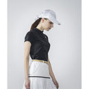 ベストスポーツ le coq sportif（ルコックスポルティフ）製品。Le coq sportif ルコック レディース ゴルフウェア シャツ RIJOUME リジュームモックネック半袖シャツ 吸汗速乾 ストレッチ UV CUT UPF50 DESCENTE ECO QGWVJA22 23SS 春夏 ポリエステル ポリウレタン ブラック ホワイト