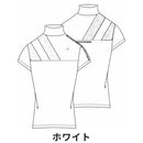 ベストスポーツ le coq sportif（ルコックスポルティフ）製品。Le coq sportif ルコック レディース ゴルフウェア シャツ RIJOUME リジュームモックネック半袖シャツ 吸汗速乾 ストレッチ UV CUT UPF50 DESCENTE ECO QGWVJA22 23SS 春夏 ポリエステル ポリウレタン ブラック ホワイト