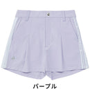 ベストスポーツ le coq sportif（ルコックスポルティフ）製品。Le coq sportif ルコック レディース ゴルフウェア パンツ RIJOUME ハイウエストショートパンツ QGWVJD60 23SS 春夏 はっ水 ストレッチ DESCENTE ECO 再生材料使用型 2WAYストレッチツイル ナイロン ポリウレタン ポリエステル