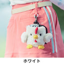 ベストスポーツ le coq sportif（ルコックスポルティフ）製品。le coq sportif ルコックスポルティフ レディース ゴルフ アクセサリーホルダーキャラクター 約7.5×9.5×7.5cm QQCUJX72 23SS 春夏 ボールホルダー ポリエステル ホワイト イエロー