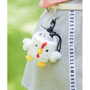 ベストスポーツ le coq sportif（ルコックスポルティフ）製品。le coq sportif ルコックスポルティフ レディース ゴルフ アクセサリーホルダーキャラクター 約7.5×9.5×7.5cm QQCUJX72 23SS 春夏 ボールホルダー ポリエステル ホワイト イエロー