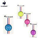 ベストスポーツ le coq sportif（ルコックスポルティフ）製品。Le coq sportif ルコック ユニセックス ゴルフ マーカー コインマーカー QQCVJX52 23SS 春夏 大きく厚みあり 合成樹脂 ブルー ライム ピンク パープル