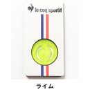 ベストスポーツ le coq sportif（ルコックスポルティフ）製品。Le coq sportif ルコック ユニセックス ゴルフ マーカー コインマーカー QQCVJX52 23SS 春夏 大きく厚みあり 合成樹脂 ブルー ライム ピンク パープル