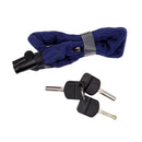 ベストスポーツ kuhaku（クウハク）製品。kuhaku クウハク 自転車 バイク ロック チェーンロック 檸檬 レモン 全長60mm チェーンサイズ 4mm レッド ネイビー 自転車用 バイク用 鍵 カギ 盗難防止