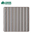 ベストスポーツ LOGOS（ロゴス）製品。LOGOS ロゴス アウトドア レジャーシート トートイン防水シート ファミリー Stripe 71809782 トートバック付 LOGOSオリジナルデザイン ストライプ ポリエステル