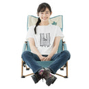 ベストスポーツ LOGOS（ロゴス）製品。LOGOS LOGOS Life あぐらチェア(カラフルロゴス)(ライトブルー) 73311002